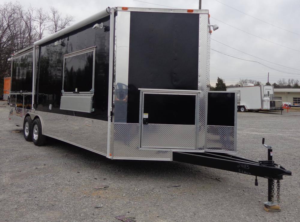 1060-concession-trailer-8.5-x-24-black-bbq-food-event-catering-20.jpg Concession Trailer 8.5 x 24' Black BBQ Food Event Catering