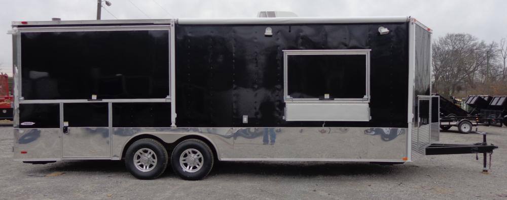 1060-concession-trailer-8.5-x-24-black-bbq-food-event-catering-21.jpg Concession Trailer 8.5 x 24' Black BBQ Food Event Catering