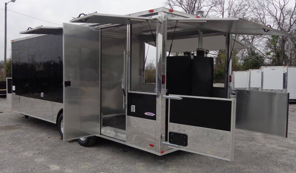 1060-concession-trailer-8.5-x-24-black-bbq-food-event-catering-6.jpg Concession Trailer 8.5 x 24' Black BBQ Food Event Catering