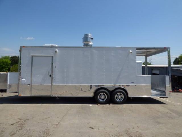 1061-concession-trailer-8.5-x-26-white-food-event-catering-3.jpg Concession Trailer 8.5 X 26 White Food Event Catering