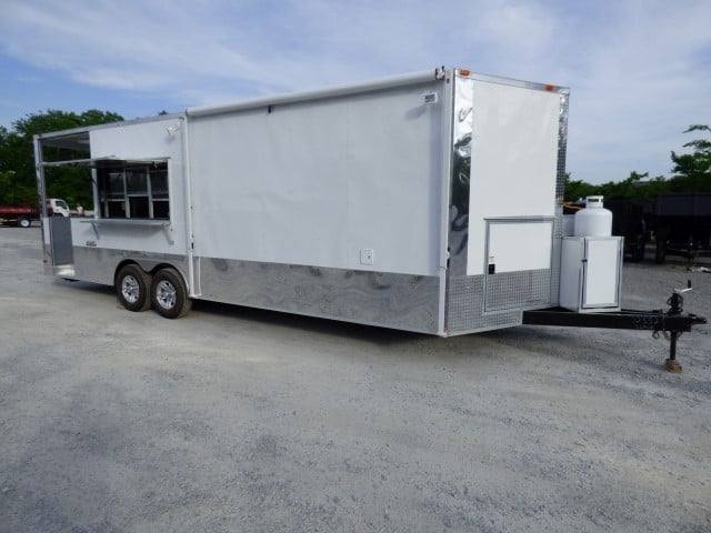 1061-concession-trailer-8.5-x-26-white-food-event-catering-6.jpg Concession Trailer 8.5 X 26 White Food Event Catering