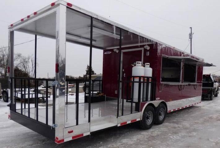 Concession Trailer 8.5 X 30 Brandywine - BBQ Event Catering