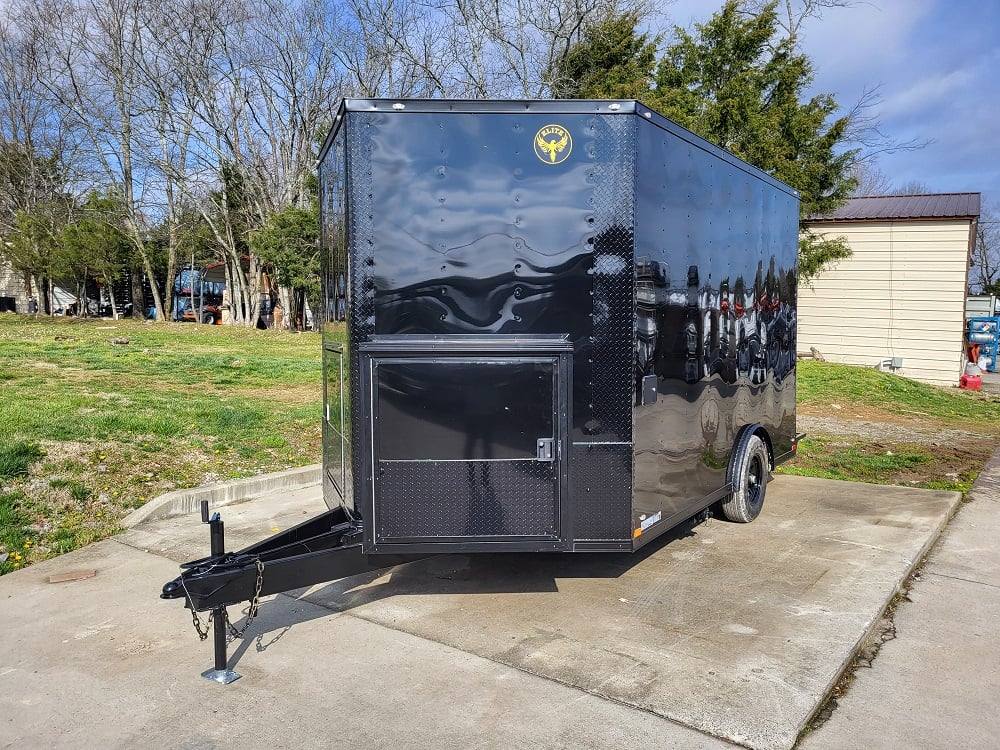 1064-concession-trailer-8.5-x-12-black-food-event-catering-4.jpg Concession Trailer 8.5' X 12' Black Food Event Catering