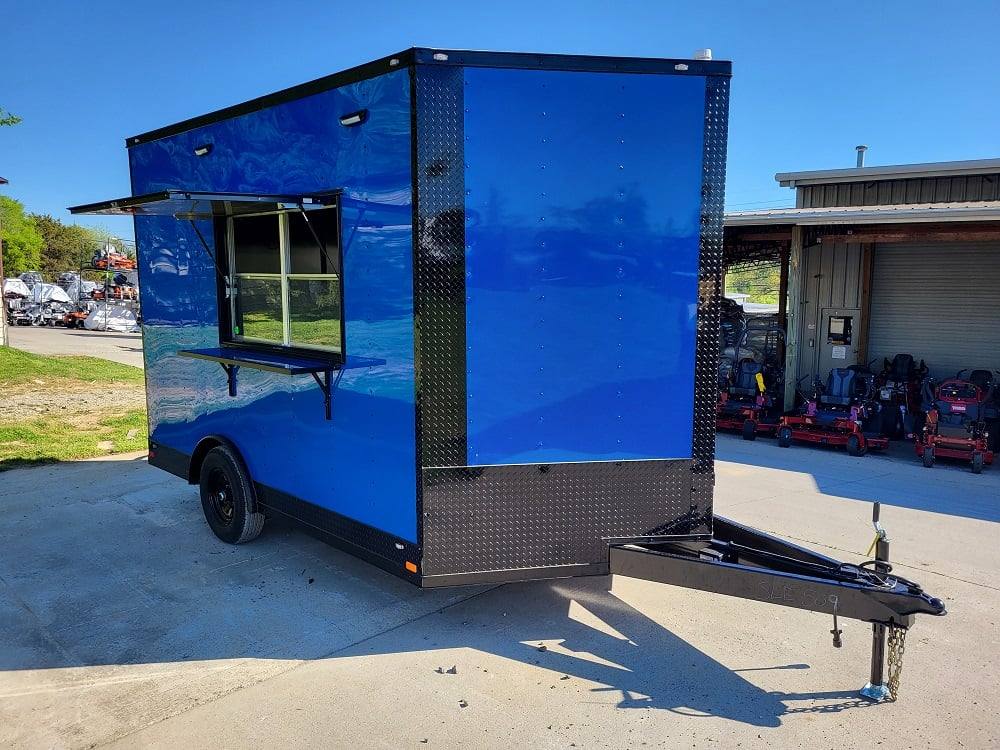1065-concession-trailer-8.5-x-12-blue-food-event-catering-1.jpg Concession Trailer 8.5' X 12' Blue Food Event Catering