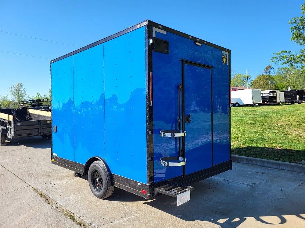 1065-concession-trailer-8.5-x-12-blue-food-event-catering-9.jpg Concession Trailer 8.5' X 12' Blue Food Event Catering