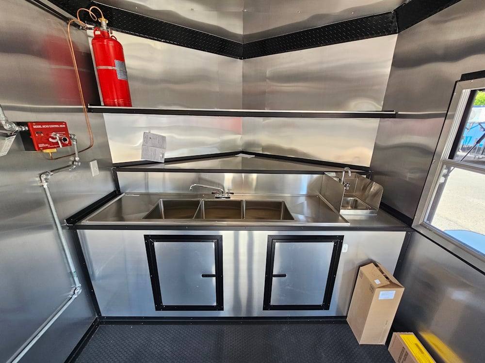 1066-concession-trailer-8.5-x-12-white-w-blackout-food-event-catering-18.jpg Concession Trailer 8.5' X 12' White W Blackout Food Event Catering