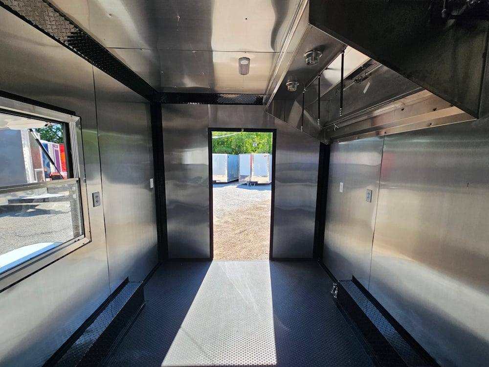 1066-concession-trailer-8.5-x-12-white-w-blackout-food-event-catering-24.jpg Concession Trailer 8.5' X 12' White W Blackout Food Event Catering