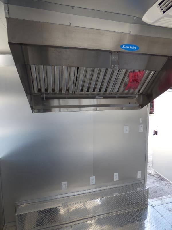 Concession Trailer 8.5' X 14' Red - Food Event Catering