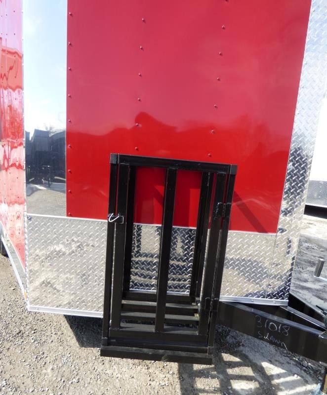 Concession Trailer 8.5' X 14' Red - Food Event Catering