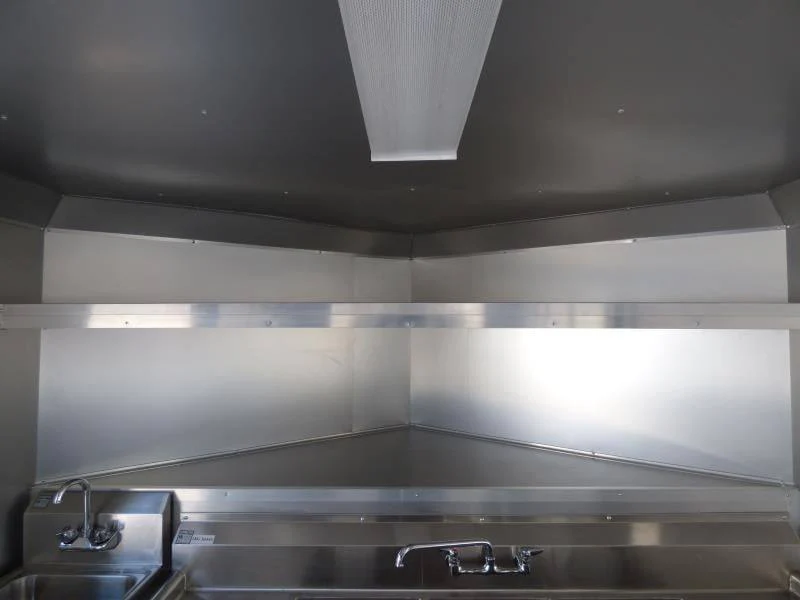 Concession Trailer 8.5' X 14' Red - Food Event Catering
