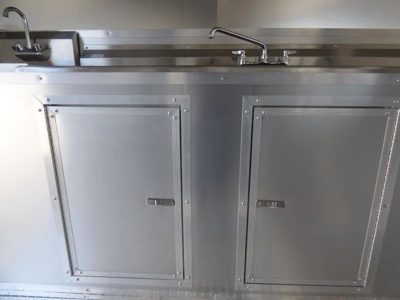 Concession Trailer 8.5' X 14' Red - Food Event Catering