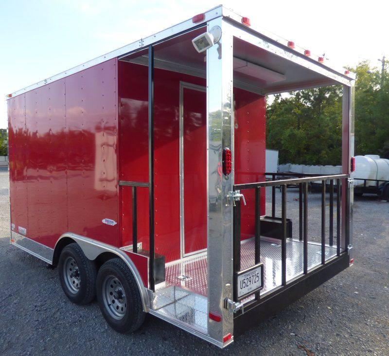 1069-concession-trailer-8.5-x-14-red-bbq-food-catering-event-12.jpg Concession Trailer 8.5' x 14' Red BBQ Food Catering Event