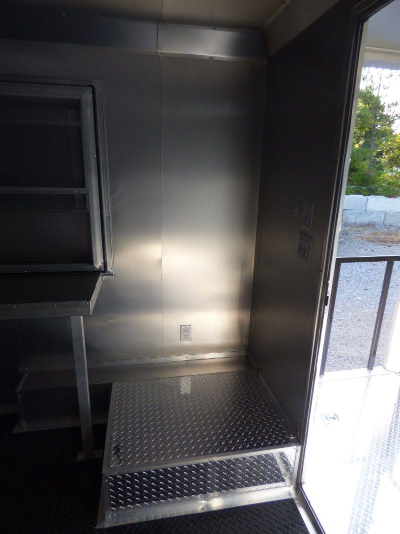 1069-concession-trailer-8.5-x-14-red-bbq-food-catering-event-15.jpg Concession Trailer 8.5' x 14' Red BBQ Food Catering Event