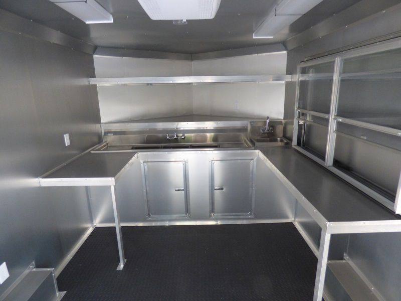 1069-concession-trailer-8.5-x-14-red-bbq-food-catering-event-19.jpg Concession Trailer 8.5' x 14' Red BBQ Food Catering Event