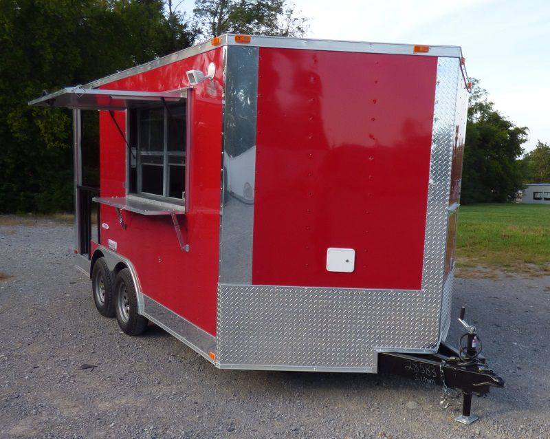 1069-concession-trailer-8.5-x-14-red-bbq-food-catering-event-24.jpg Concession Trailer 8.5' x 14' Red BBQ Food Catering Event
