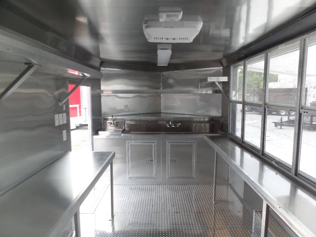 107-8.5-x-16-concession-food-trailer-white-event-catering-15.jpg 8.5' x 16' Concession Food Trailer White Event Catering