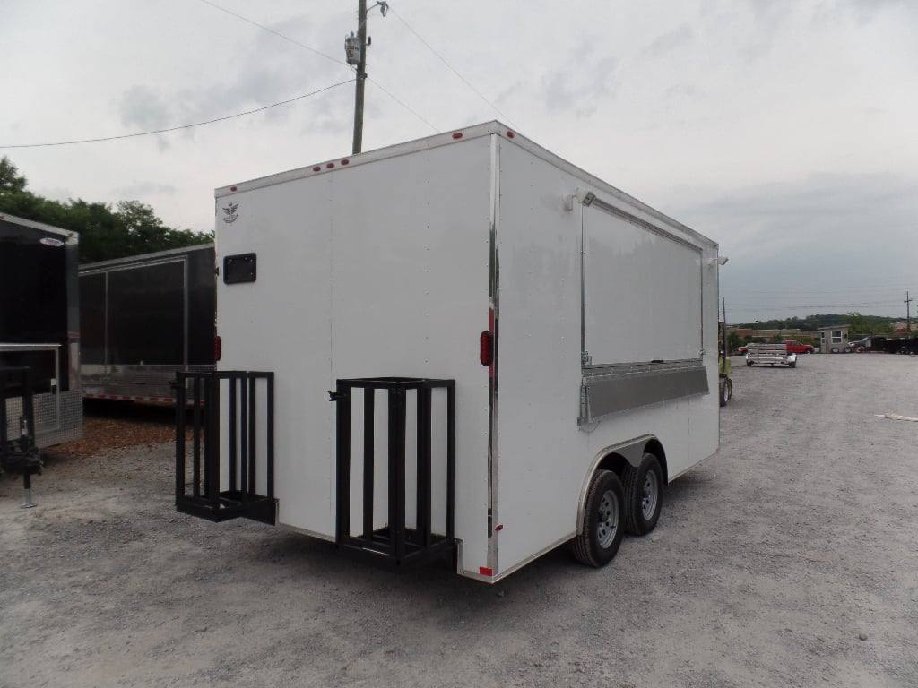 107-8.5-x-16-concession-food-trailer-white-event-catering-19.jpg 8.5' x 16' Concession Food Trailer White Event Catering