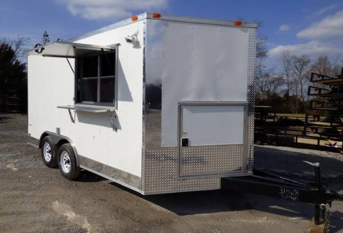 1071-concession-trailer-8.5-x-14-white-food-event-catering-2.jpg Concession Trailer 8.5' X 14' White - Food Event Catering