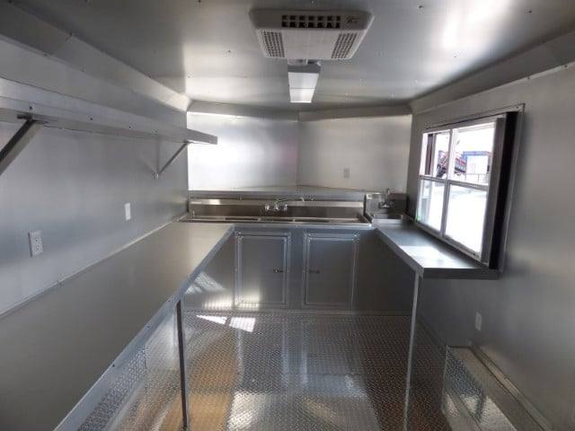 1071-concession-trailer-8.5-x-14-white-food-event-catering-6.jpg Concession Trailer 8.5' X 14' White - Food Event Catering