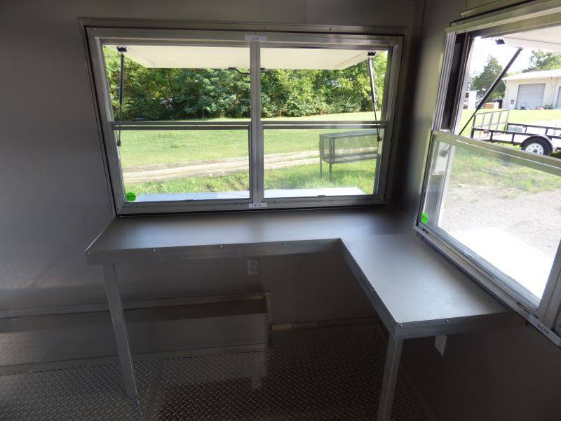1072-concession-trailer-8.5-x-14-white-food-catering-event-trailer-15.jpg Concession Trailer 8.5' x 14' White Food Catering Event Trailer