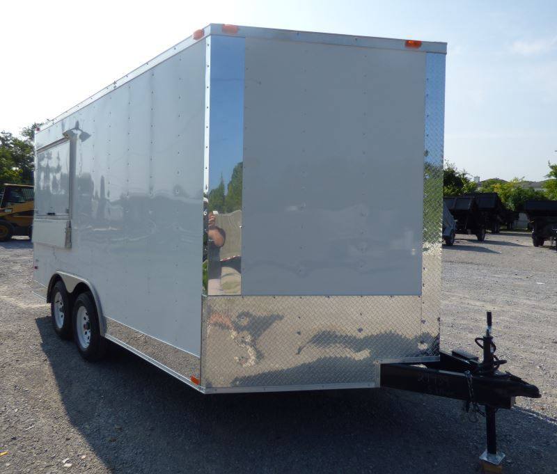 1072-concession-trailer-8.5-x-14-white-food-catering-event-trailer-7.jpg Concession Trailer 8.5' x 14' White Food Catering Event Trailer