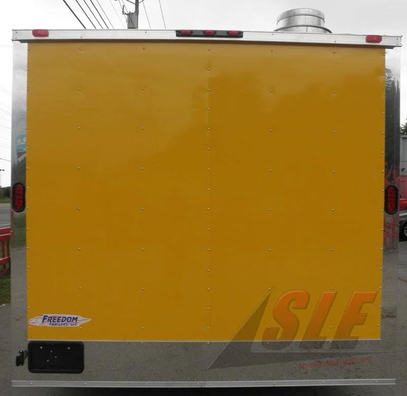1073-concession-trailer-8.5-x-14-yellow-event-catering-kitchen-food-cart-10.webp Concession Trailer 8.5' x 14' Yellow - Event Catering Kitchen Food Cart