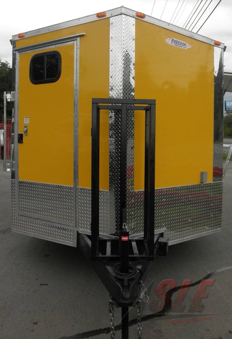 1073-concession-trailer-8.5-x-14-yellow-event-catering-kitchen-food-cart-6.jpg Concession Trailer 8.5' x 14' Yellow - Event Catering Kitchen Food Cart
