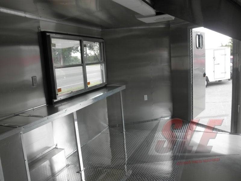 1073-concession-trailer-8.5-x-14-yellow-event-catering-kitchen-food-cart-8.jpg Concession Trailer 8.5' x 14' Yellow - Event Catering Kitchen Food Cart
