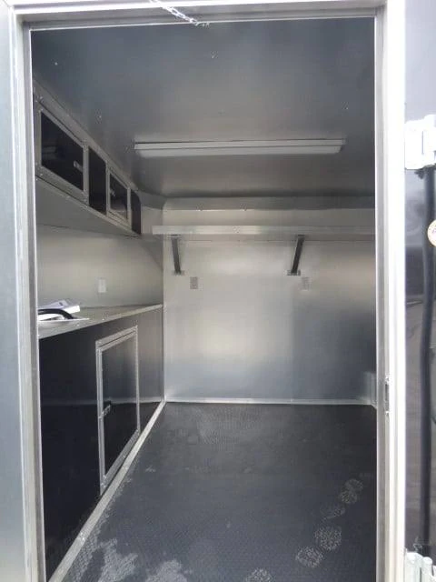 Concession Trailer 8.5' X 16'  Black - Event Catering Concession