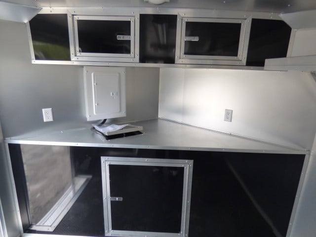 Concession Trailer 8.5' X 16'  Black - Event Catering Concession