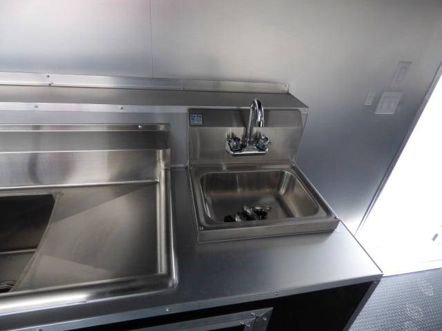 Concession Trailer 8.5' X 16'  Black - Event Catering Concession