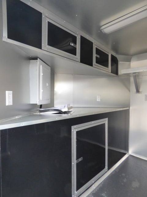Concession Trailer 8.5' X 16'  Black - Event Catering Concession