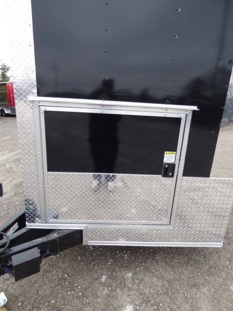 Concession Trailer 8.5' X 16'  Black - Event Catering Concession