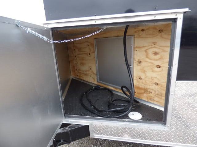 Concession Trailer 8.5' X 16'  Black - Event Catering Concession