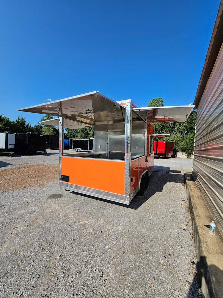 1079-concession-trailer-8.5-x-16-food-event-catering-orange-10.jpg Concession Trailer 8.5' X 16' Food Event Catering Orange