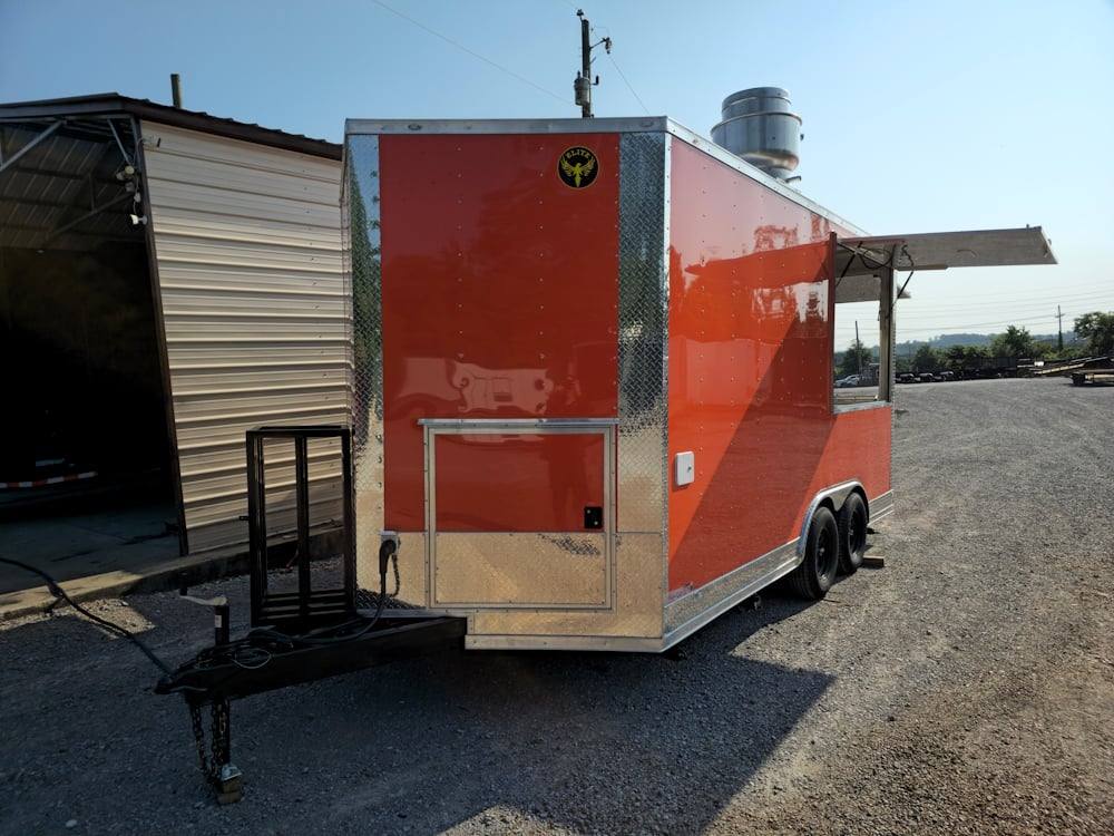 1079-concession-trailer-8.5-x-16-food-event-catering-orange-3.jpg Concession Trailer 8.5' X 16' Food Event Catering Orange