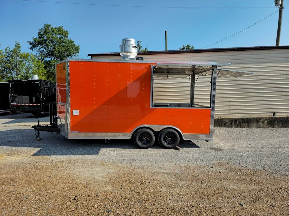1079-concession-trailer-8.5-x-16-food-event-catering-orange-7.jpg Concession Trailer 8.5' X 16' Food Event Catering Orange