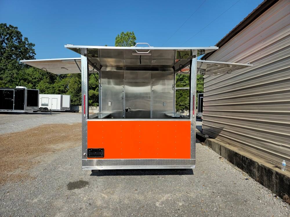 1079-concession-trailer-8.5-x-16-food-event-catering-orange-9.jpg Concession Trailer 8.5' X 16' Food Event Catering Orange