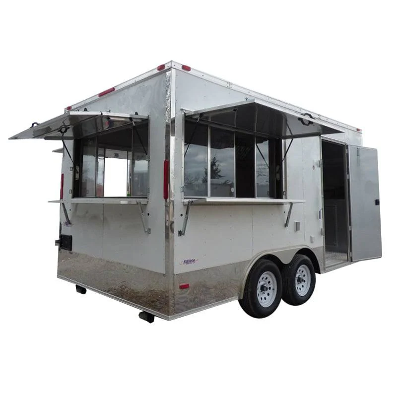 108-8.5-x-16-concession-food-trailer-white-event-catering-1.webp 8.5' x 16' Concession Food Trailer White Event Catering