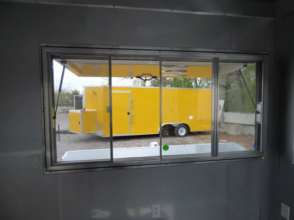 8.5' x 16' Concession Food Trailer White Event Catering