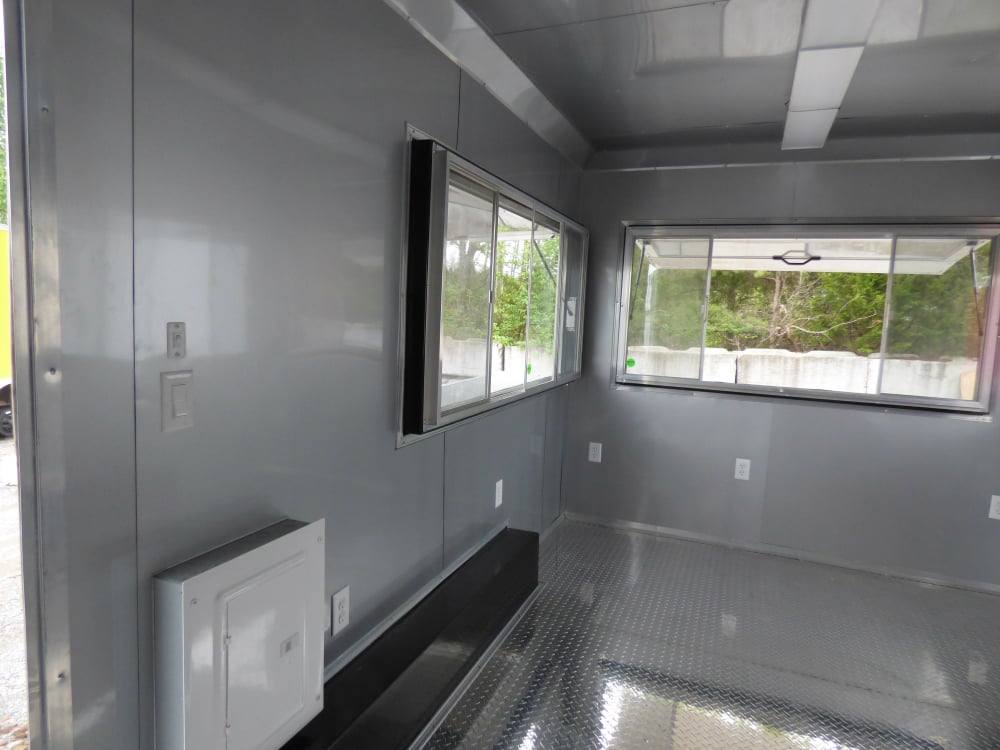 8.5' x 16' Concession Food Trailer White Event Catering
