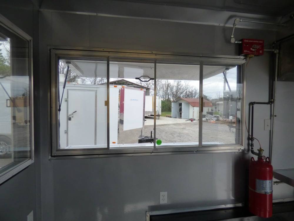 8.5' x 16' Concession Food Trailer White Event Catering