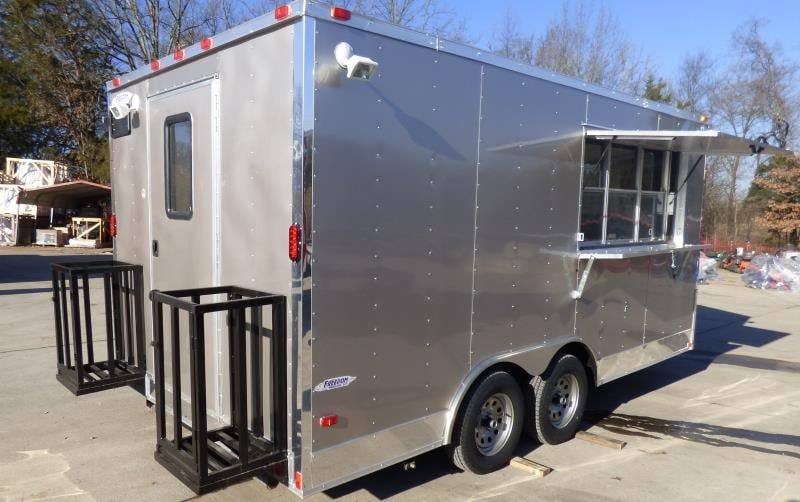 Concession Trailer 8.5' X 16' Arizona Beige - Food Event Catering