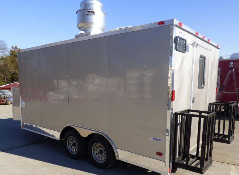 Concession Trailer 8.5' X 16' Arizona Beige - Food Event Catering