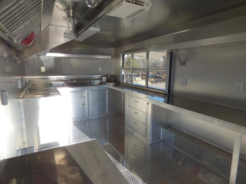 Concession Trailer 8.5' X 16' Arizona Beige - Food Event Catering