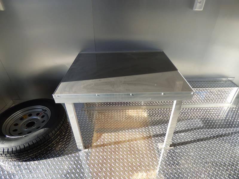 Concession Trailer 8.5' X 16' Arizona Beige - Food Event Catering