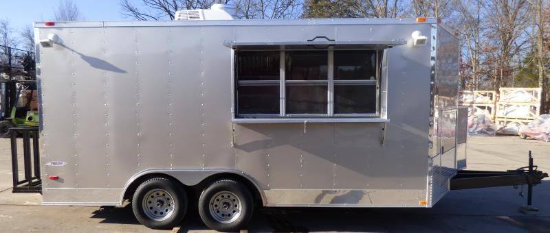 Concession Trailer 8.5' X 16' Arizona Beige - Food Event Catering