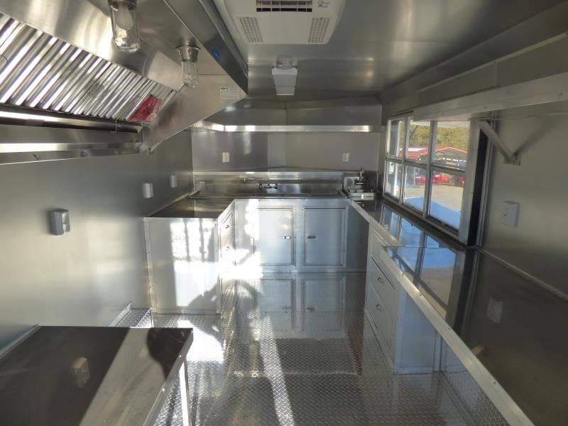 Concession Trailer 8.5' X 16' Arizona Beige - Food Event Catering