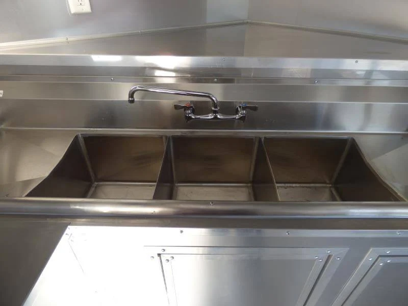 Concession Trailer 8.5' X 16' Arizona Beige - Food Event Catering