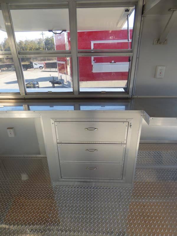 Concession Trailer 8.5' X 16' Arizona Beige - Food Event Catering